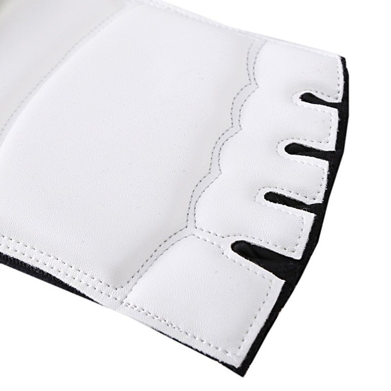 CTHOPER Taekwondo Foot Protector Leather Karate Boxing Sparring Gear Foot Guard Protective Foot Gear for Men Women Kids Kung Fu Training MMA Fight Punch Bag - Image 4